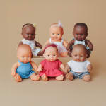 Puppen-Set, 6 Puppen, 21 cm