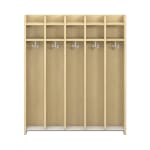 Wandhängegarderobe Lyra 5 Felder, B99,5xH115,8xT22cm