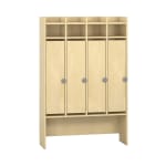 Standgarderobe Lyra 4 Felder, Tür links, B105,5xH160,5xT34,9cm