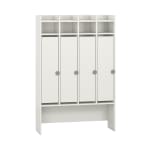 Standgarderobe Lyra 4 Felder, Tür links, B105,5xH160,5xT34,9cm