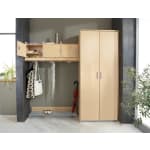 Hängeschrank YUNA, versch. Hakenfarben, B 120 cm x H 42,5 x T 33 cm