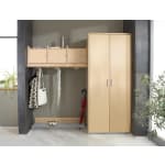 Hängeschrank YUNA, versch. Hakenfarben, B 120 cm x H 42,5 x T 33 cm