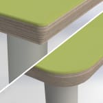 Kita-Tisch Tabulo, Winkelform, 120x120