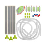 Wandkugelbahn-Set, 47-teilig