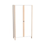 Garderobenschrank Linus, B 110,4 x H 208,6 (mit Füßen) x T 45,7 cm