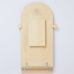 Wandklapptisch, rund, L 140 x B 70 cm