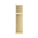 Garderobenschrank YUNA, Anbaumodell, 2 Fächer, B 29 x H 122 x T 33 cm