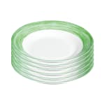 ARCOROC Brush green Teller tief, Ø 22,5 cm, 6 Stück