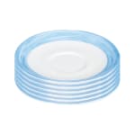 ARCOROC Brush blue Untertassen, Ø 14 cm, 6 Stück