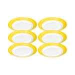ARCOROC Brush yellow Dessertteller, Ø 19,5 cm, 6 Stück