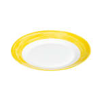 ARCOROC Brush yellow Teller flach, Ø 25,4 cm, 6 Stück