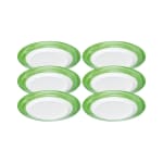 ARCOROC Brush green Dessertteller, Ø 19,5 cm, 6 Stück