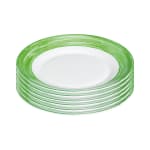 ARCOROC Brush green Dessertteller, Ø 19,5 cm, 6 Stück