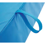 Weichbodenmatte mit Lederecken, L 300 x B 200 x H 25 cm