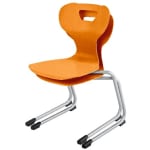 Gleitkufenstuhl solit:sit® Swing, Modell A, Kunststoff-Schale, div. Farben, Gr. 5, Sitzh. 43 cm