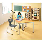 Gleitkufenstuhl solit:sit® Swing, Modell A, Kunststoff-Schale, div. Farben, Gr. 5, Sitzh. 43 cm