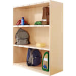 Schultaschenregal, B 120 x H 160,4 x T 47 cm, für 15 Taschen, Fachhöhe 44 cm