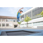 Kinder-Bodentrampolin, Sprungtuch gelb