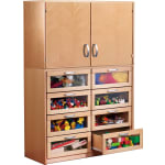 Aufsatzschrank Forminant mit Doppeltür, Dekor, B 100 x H 59,6 x T 39,4 cm