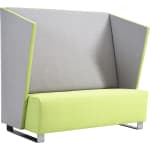 Hochlehner Sofa groß, Kunstleder, div. Farben, B 154 x H 142 x T 84 cm