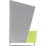 Hochlehner Sofa groß, Kunstleder, div. Farben, B 154 x H 142 x T 84 cm