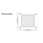 Sonnschutzanlage, Premium-Qualität, 3,5 x 3,5 m