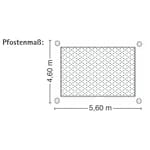 Sonnschutzanlage, Premium-Qualität, 4 x 5 m