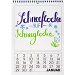 Mal- und Klebekalender, 5 Stück