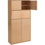 Schrank-Arbeitsplatz Forminant, B 100 x H 182 x T 39,4 cm