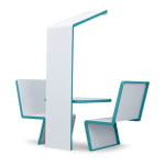 Bank Tischhaus, B 85 x 43 x T 61 cm