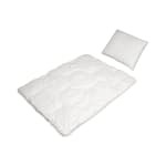Bett-Set, groß, 2-teilig, Kissen 35 x 40 cm, Decke 100 x 150 cm