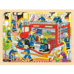 goki Wimmelpuzzle-Set, 4 Puzzles