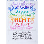 Mal- und Klebekalender, 5 Stück
