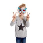 Papp-Brille blanko, 160 Stück