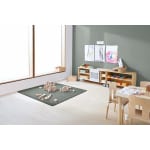 Bauteppich, Platingrau, 2 x 2 m