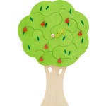 Wandapplikation Obstbaum
