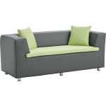 2-Sitzer mit Kissen