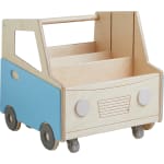 Bücherkiste Bus mit Rollen, 44x43x44cm