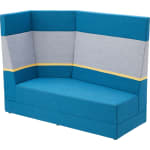 Sofa set.upp Fünfeck hohe Rückenlehne mit Lehne links, Stoff, div. Stoffe