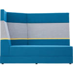 Sofa set.upp Fünfeck hohe Rückenlehne mit Lehne links, Stoff, div. Stoffe