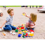 Vikingtoys Fahrzeugeset mit Box, 31-teilig