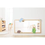Wandplatte Spiegel, rechteckig, H 80 x B 160 cm