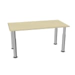 Tisch move upp rechteckig, Schraubverstellung 40 - 59 cm, Metallbeine mit Gleitern, L 120 x B 60 cm