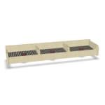 Mützenablage YUNA, versch. Hakenfarben, 3 Fächer, B 90 x H 12,8 x T 22,1 cm