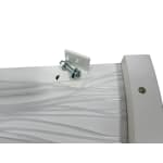 Lichtwasserfall-Komplettpaket halbrund, Länge der Glasfaserstränge 130 cm