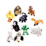Handschuh-Puppen-Set Tiere, 10-teilig