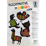 Flechtmotive Neon, 9 Stück