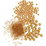 Mini-Beads, gold, 3 x 45 g