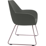 Sessel FAN mit Kufengestell, div. Stoffe