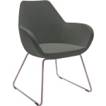 Sessel FAN mit Kufengestell, div. Stoffe